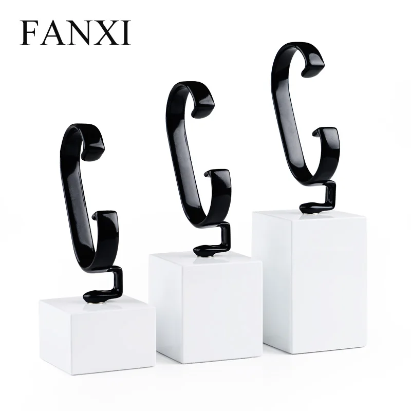 FANXI 3 шт./компл. однотонная деревянная подставка для часов с образной формы