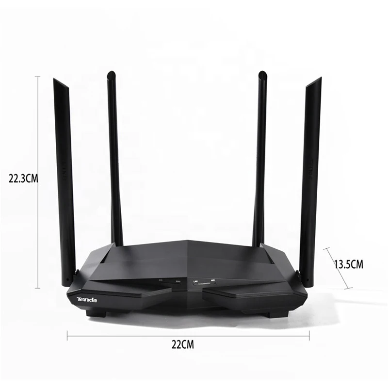 Tenda AC10 AC1200M Беспроводной Wi Fi роутера 2 4 ГГц/5 0 ГГц с высоким коэффициентом усиления