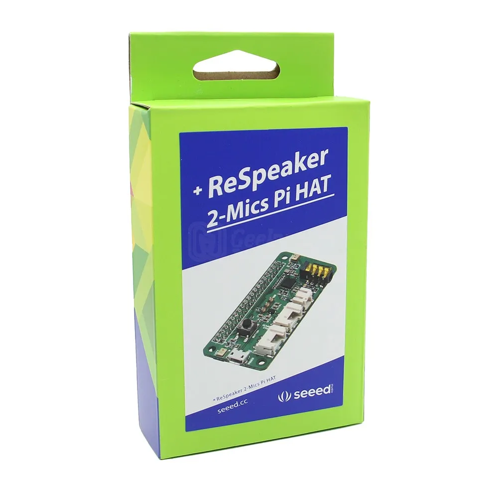 Raspberry Pi динамик Re 2-микрофоны (микрофон) шляпа Плата расширения для 3 Модель B + плюс