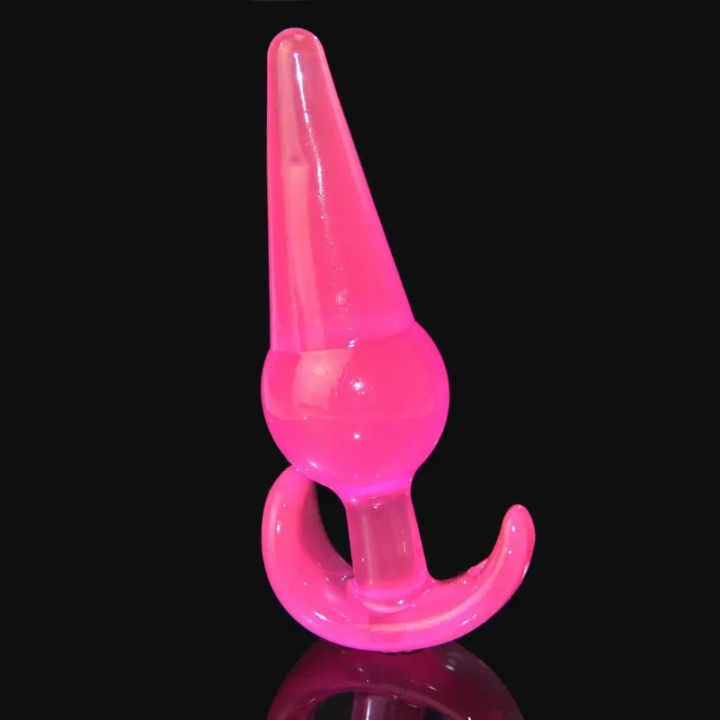 Большая Анальная пробка с кристаллами розовый сексуальный якорь огромная
