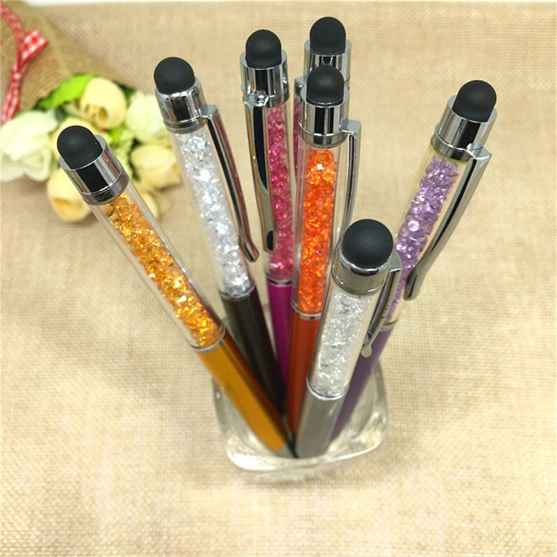 Шариковая ручка со стразами шариковая с сенсорным экраном кристаллами для Ipad Iphone