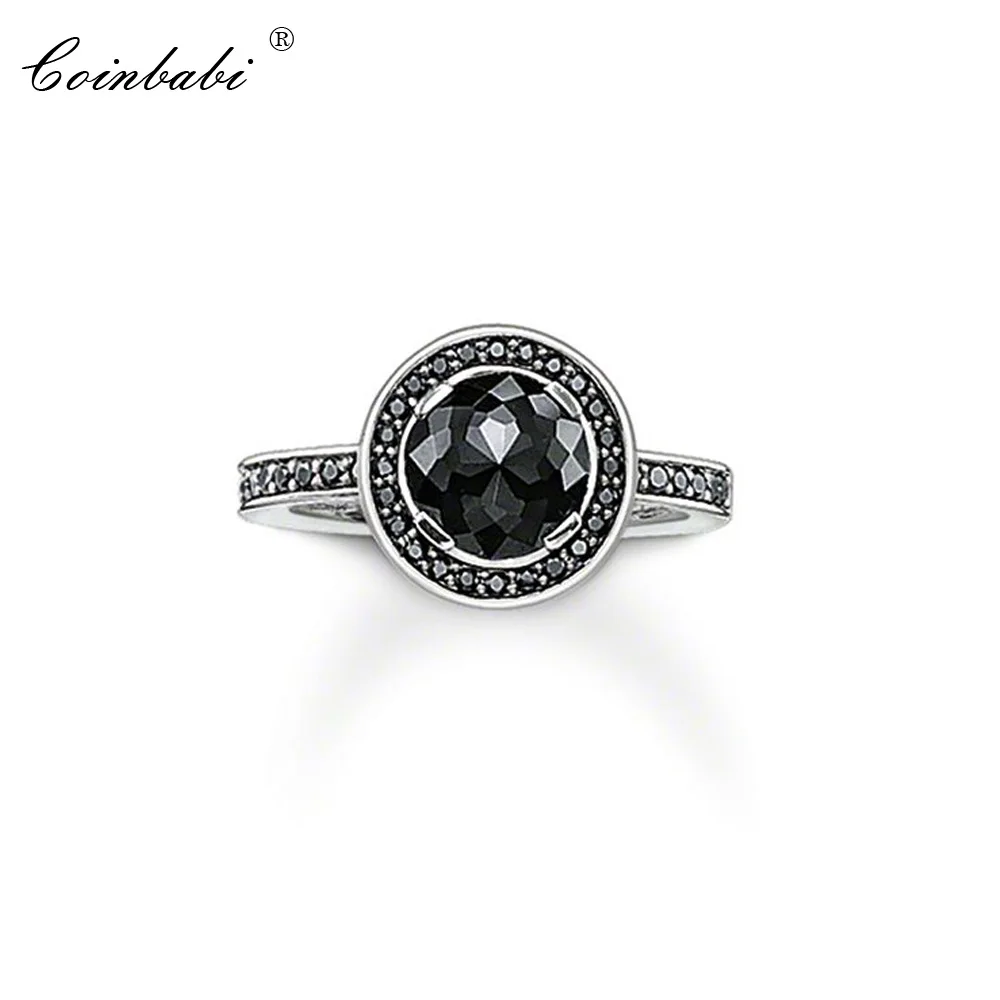 Серьги-кольца, креольские, модный подарок для женщин, Ts, высокое качество, серьги в стиле Томаса, 925 пробы, серебро, цирконий, модное ювелирное изделие