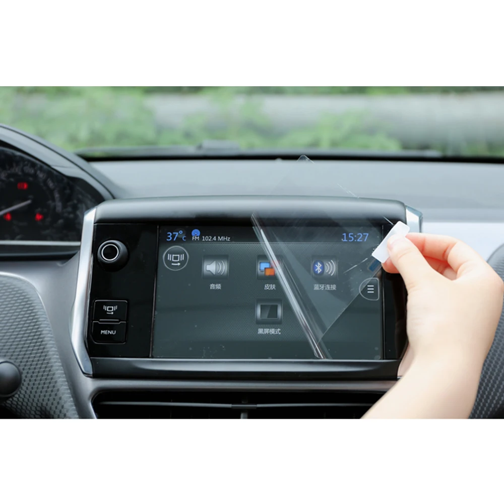 Автомобильная пленка для экрана GPS навигатора Peugeot 3008 408 508 Citroen C4 C3 C5 DVD Защитная с