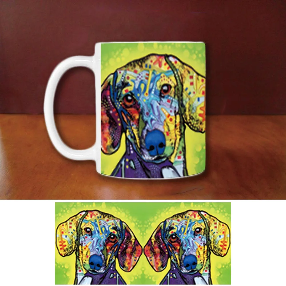 Модные кофейные кружки с изображением таксы Хаски добермана забавная собака