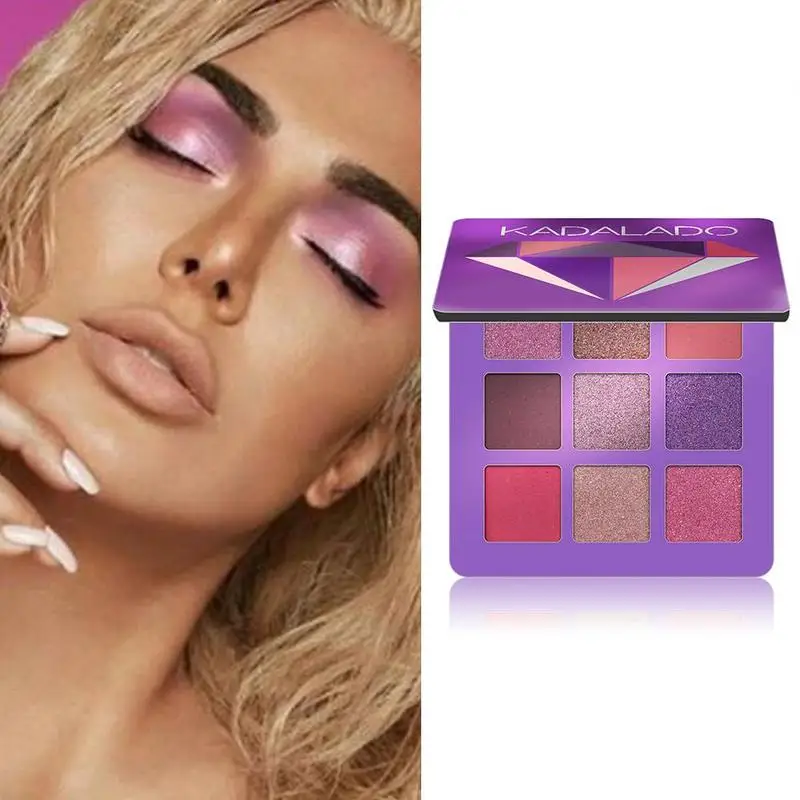 Корея 9 цветов блестящие тени для макияжа Pallete матовые тени для век Shimmer Shine Diamond тени для век Пудра пигмент