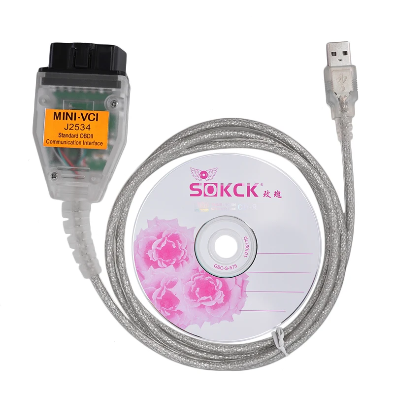 Новейший Диагностический кабель V13.00.022 MINI VCI Interface TIS Techstream J2534 OBD2|diagnostic cable|mini vciobd2