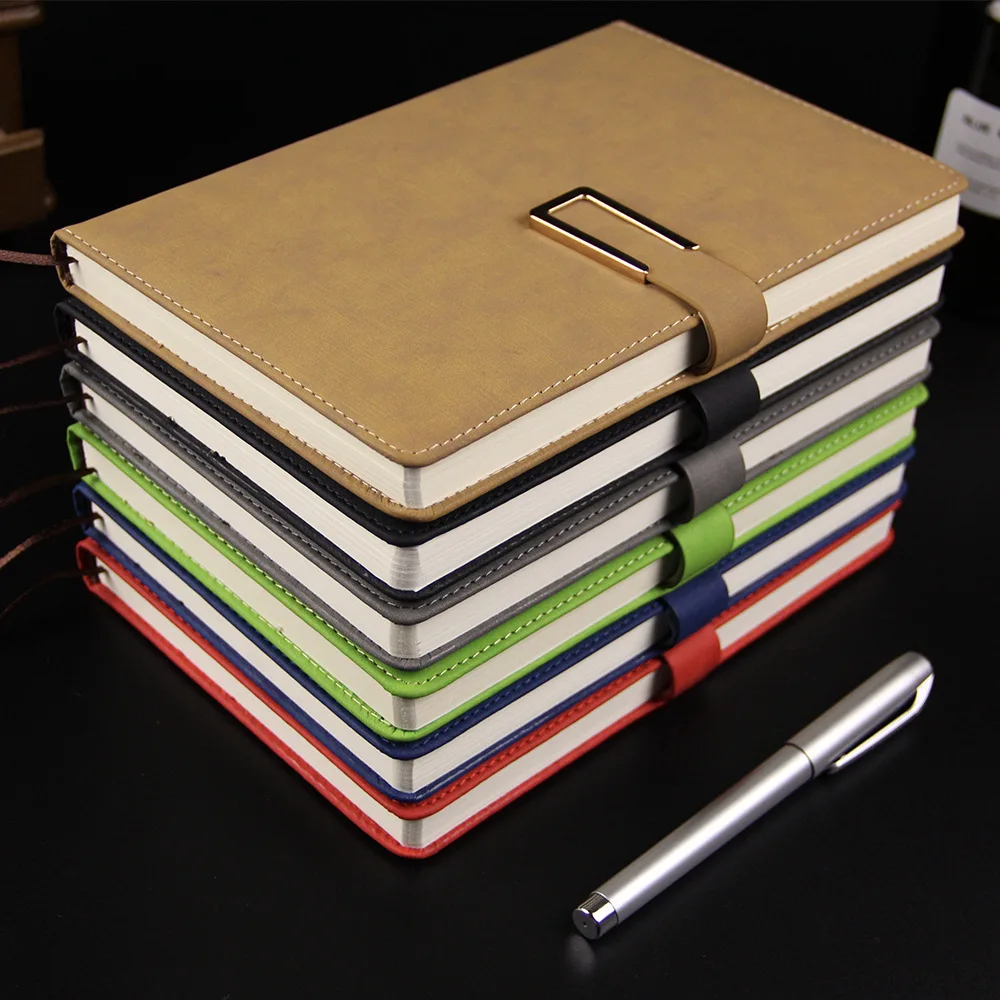 Индивидуальный дешевый блокнот A5 из искусственной кожи деловой ежедневник
