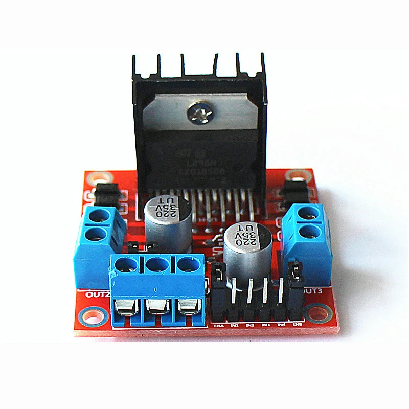 L298N Двойной H Мост DC шаговый двигатель приводной модуль для Arduino с 35В 220 мкФ
