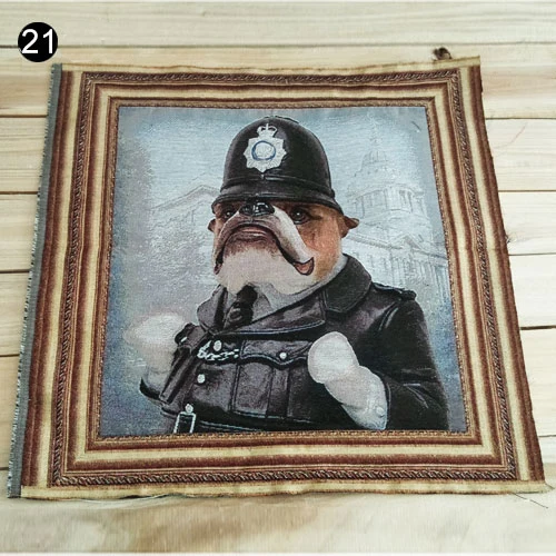 2pcs 48x48cm Chainho, пряжа окрашенная жаккардовая полиэфирная хлопковая ткань для шитья, подушки, подушки, сумки материал, Лоскутная Ткань украшения - Цвет: 2pcs 48x48cm
