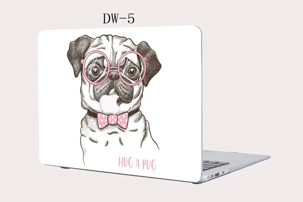 Матовый чехол с принтом животных для Apple Mac book Air 13 модный защитный мужчин и женщин