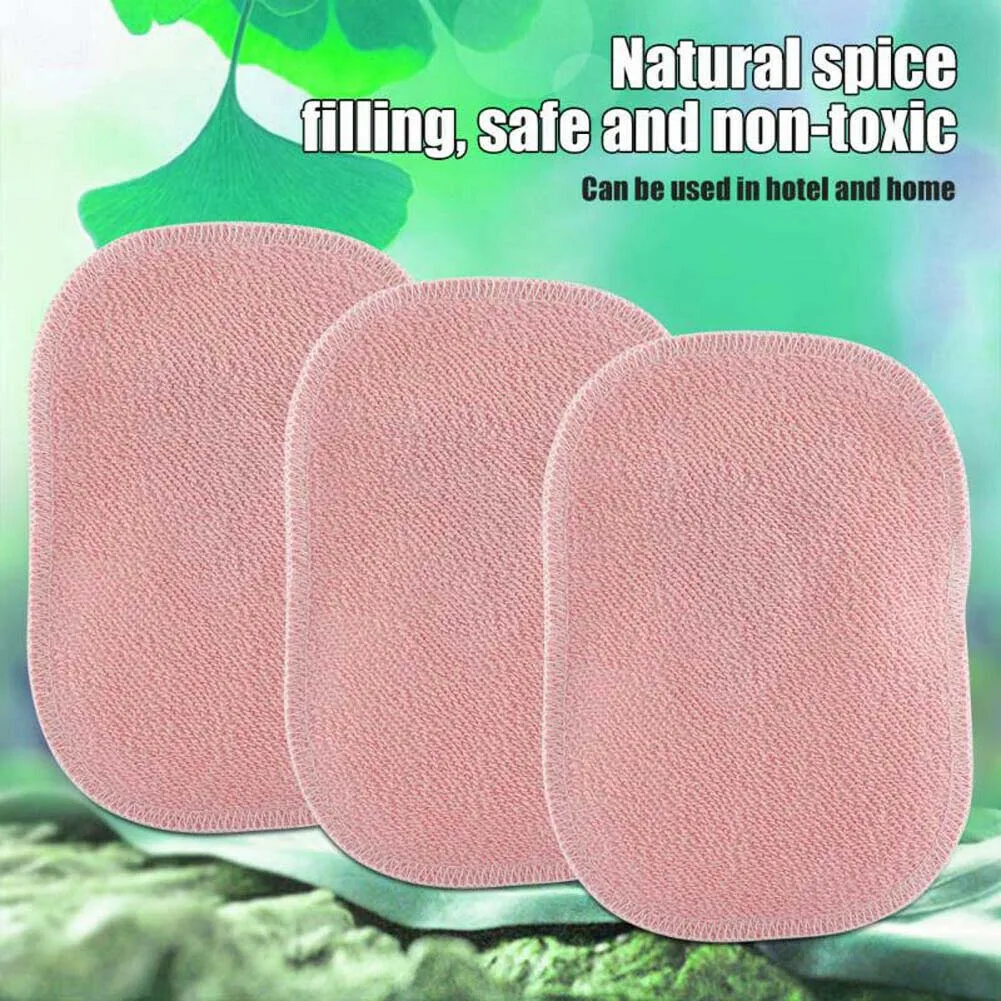 

High 3/5Pcs Dust Mite Killing Pad Safe Cotton with Spice Anti-mite Pads Cushion for Home Beds LG66