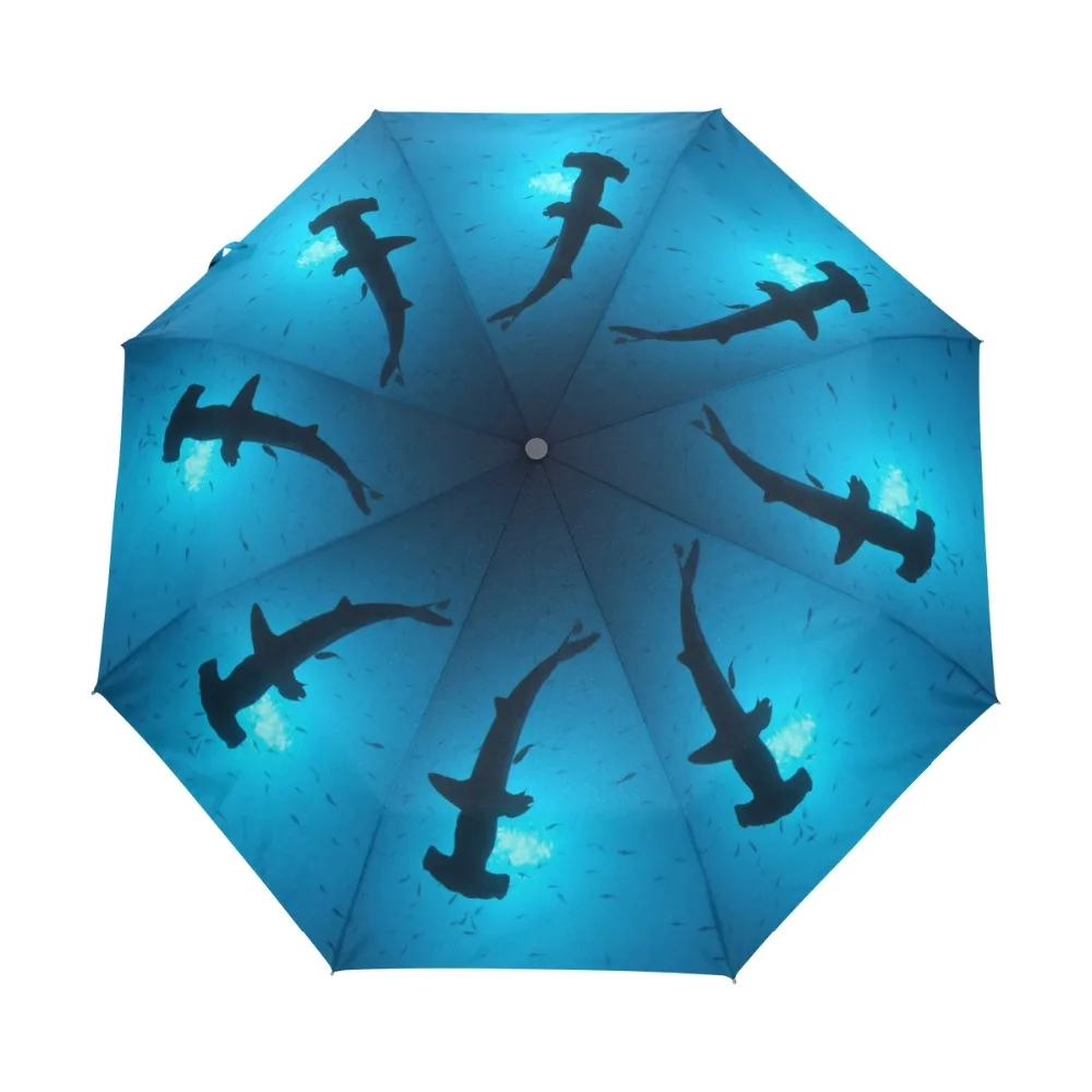 Зонт от солнца Ветрозащитный компактный с зубчатым козырьком автоматический