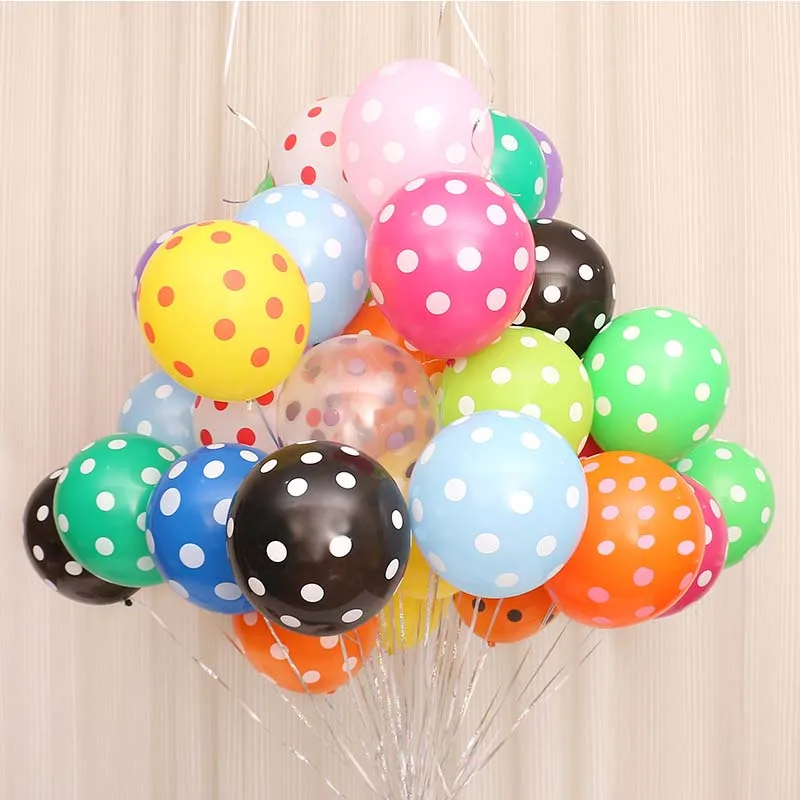 20 шт. латексные воздушные шары в горошек|balloons wedding|balloons wedding decorationsballoon balloon |