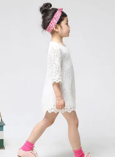 Летние платья в 3-х цветах 2014 г. для девочек платье принцессы с выбитыми