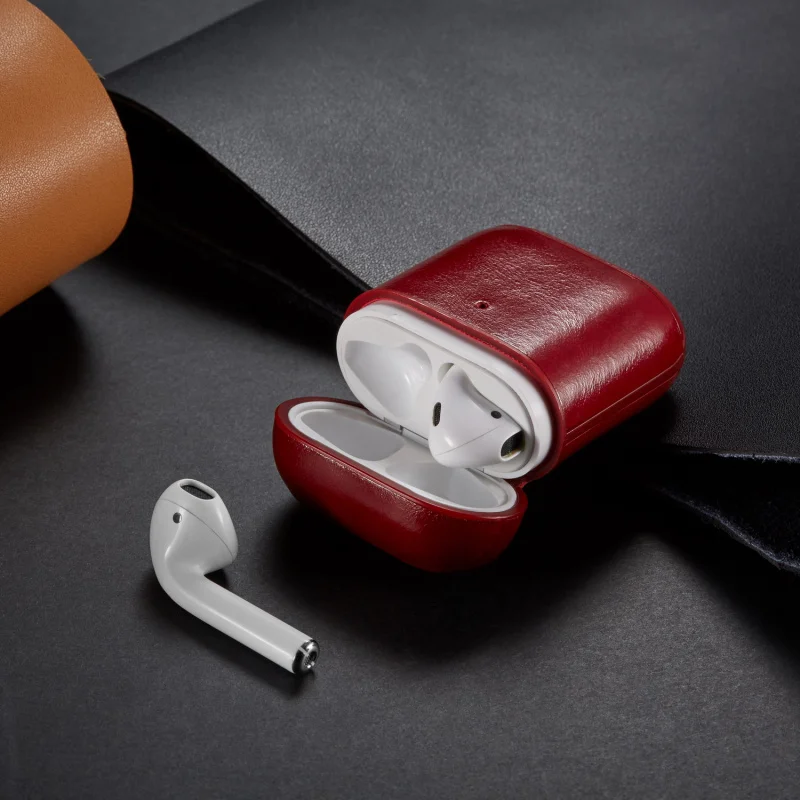 Чехол для наушников для Apple Airpod, аксессуары для AirPods, чехол, роскошный кожаный чехол для хранения, беспроводные наушники, ПУ+ PC чехол для зарядки