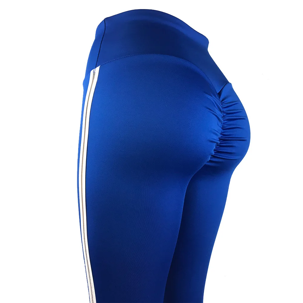 Леггинсы пуш ап для фитнеса женские Сексуальные облегающие спортивные брюки с