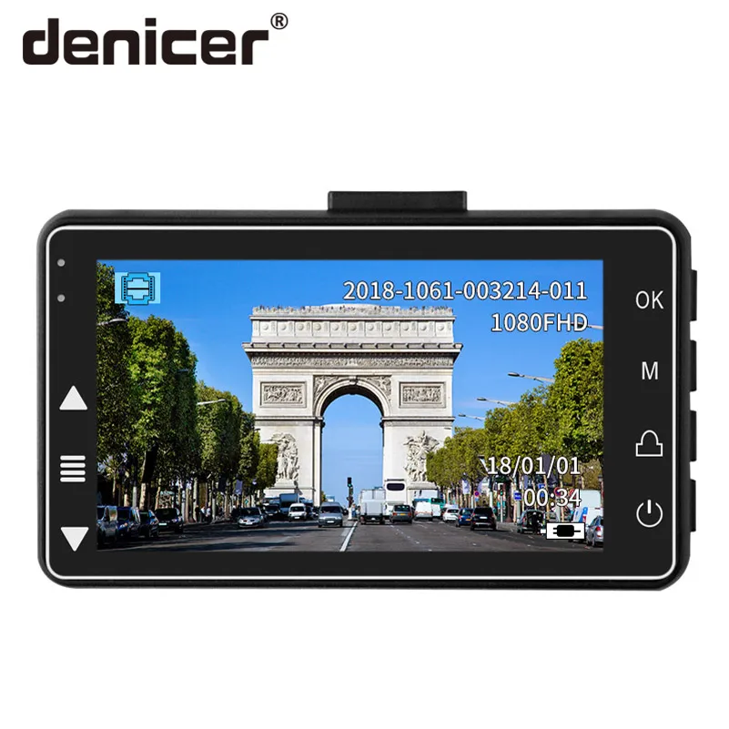 Denicer FHD 1080P Автомобильный видеорегистратор Novatek 96658 DVRs 3 0 &quotАвтомобильный 170