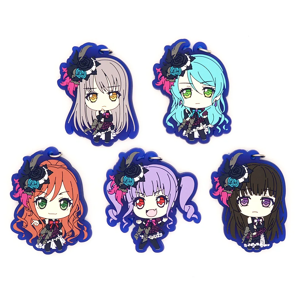 Bang Dream! Roselia Аниме игра имай Лиза хикава Sayo Udagawa Ako Minato Yukina Shirokane Rinko резиновый