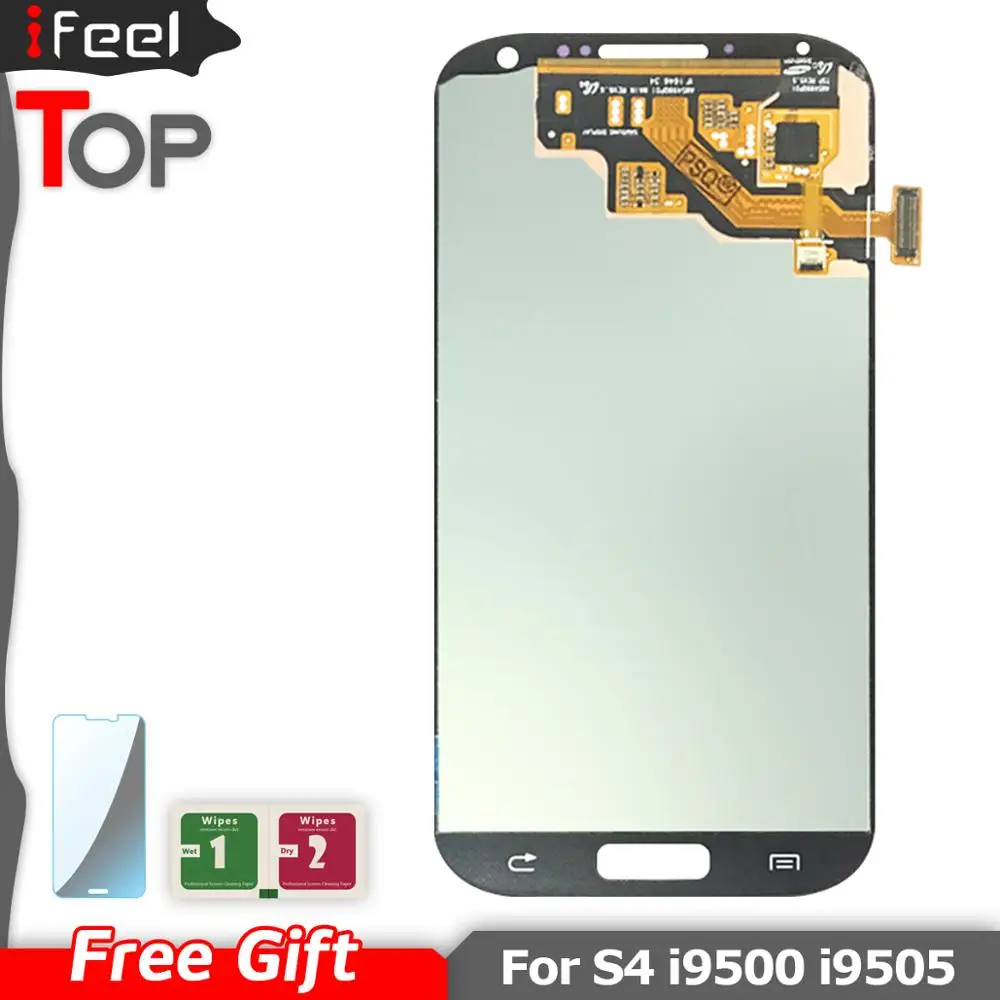 Сменный ЖК дисплей для Samsung Galaxy S4 i9500 i9505 i9506 i337 AMOLED сенсорный экран в сборе|Экраны