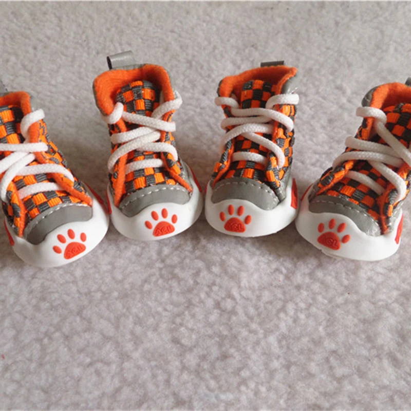 PETSTYLE/Обувь для животных высококачественные парусиновые ботинки обувь маленьких