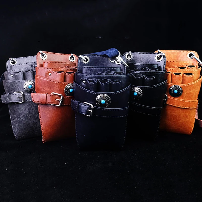 Популярный профессиональный салон кожаная сумка для набора парикмахерских