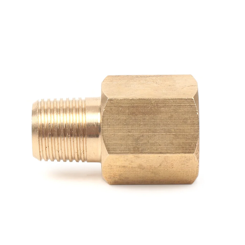 Новый 1/8 &quotЖенский BSPT до 1/8&quot Мужской NPT муфта Латунная Труба фитинг Манометр