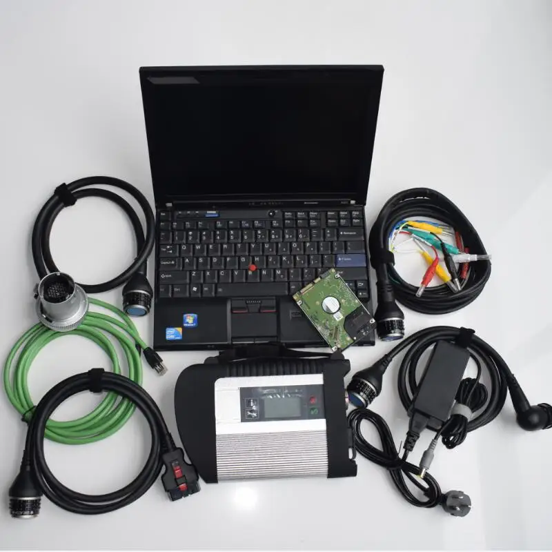 

2021.12 software Win10 system hdd mb sd connect with mb star c4 with laptop x201 i7cpu full set Diagnostic Tool ready to work