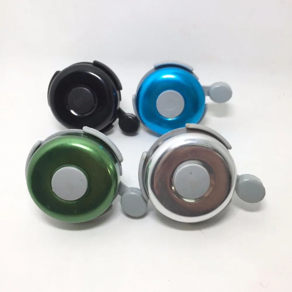 

Q026 free shipping Bicycle bell mountain bike aluminum cover traditional mechanical dial hand bell horn cycling accessories