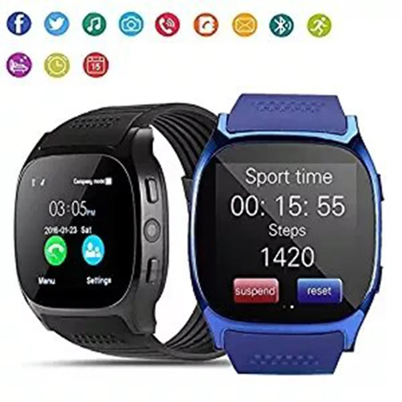 Умные часы SUNKINFON K3 для телефона шагомер аккумулятор Inteligente Поддержка 2G SIM TF карта
