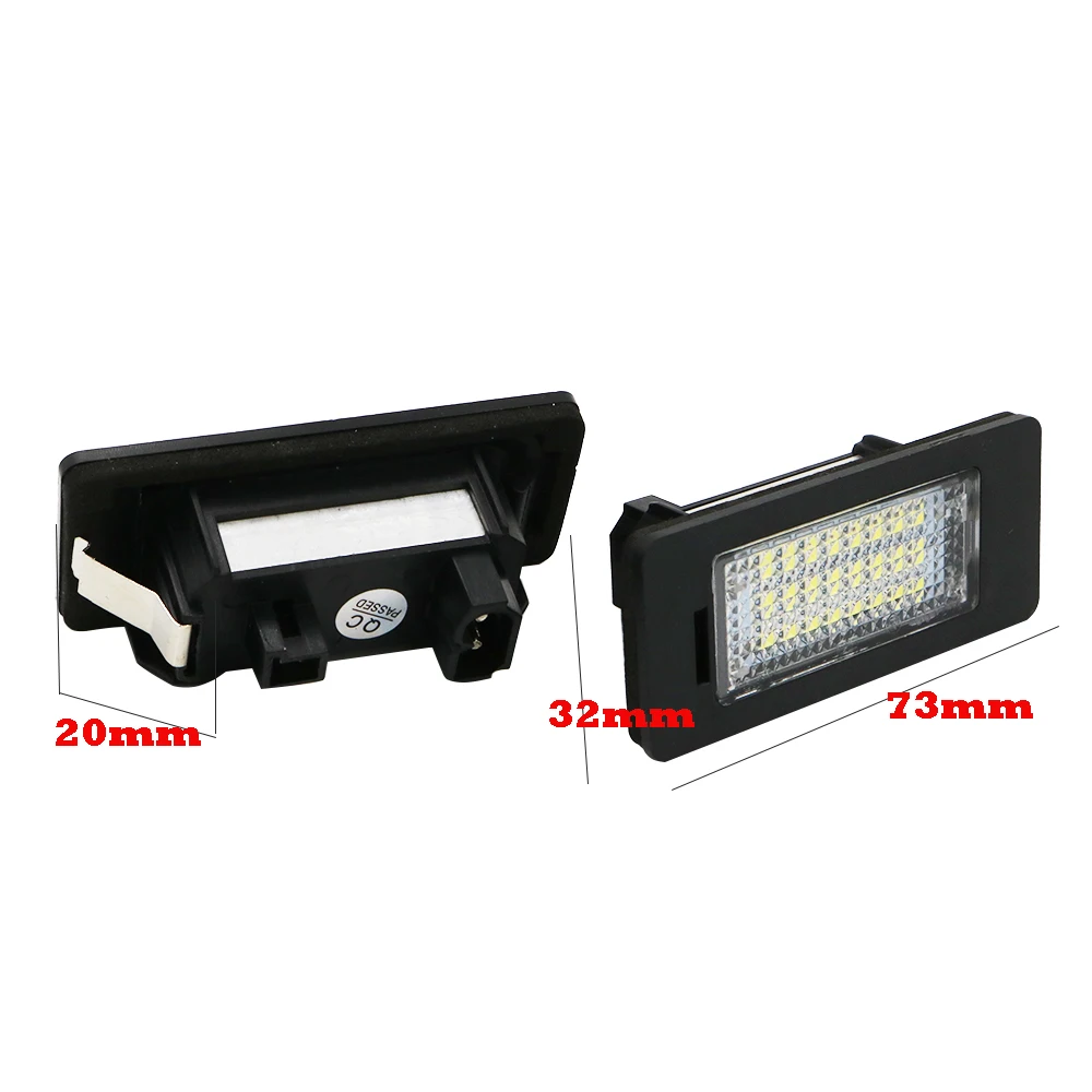 YSY 1 пара 24SMD Автомобильный светодиодный светильник для номерного знака Лампа BMW E90