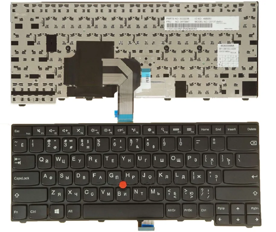 Клавиатура для lenovo для Thinkpad T440 T440P T440S T431S T450 T460 E431 E440 Россия RU 04X0124 04X0162 0C43929 с подсветкой; Новинка