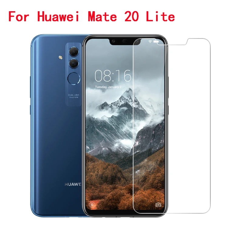 9H закаленное стекло для Huawei Mate 20 Lite Защитная пленка экрана 6 3|Защитные стёкла и
