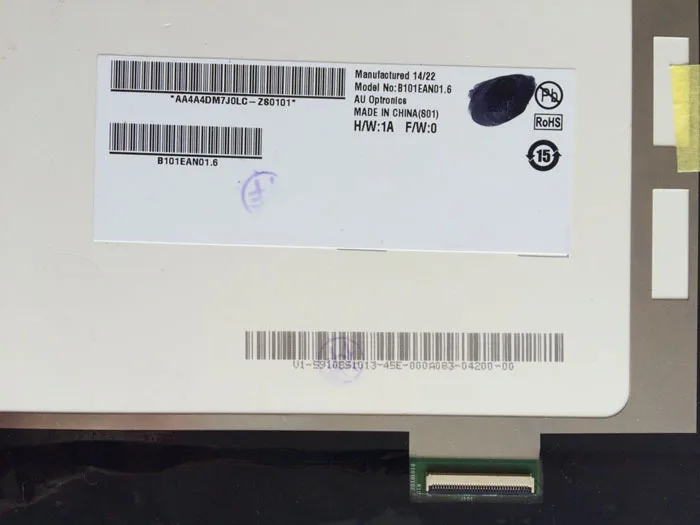 Запасные части для ASUS MeMO Pad ME102 ME102A ЖК-дисплей панель монитора B101EAN01.6 бесплатная