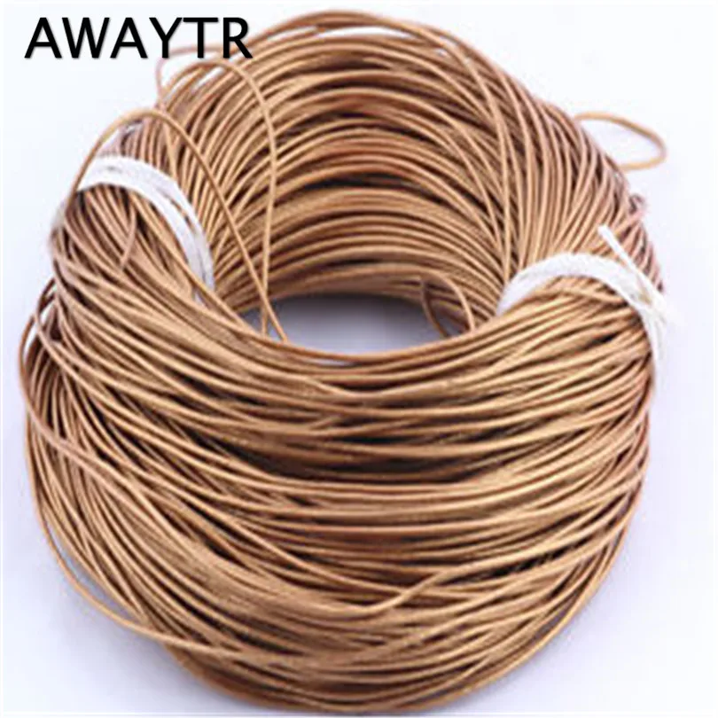 Шнур кожаный AWAYTR 10 м 1 5/2 мм 4 цвета|string cord|necklace ropecord string |