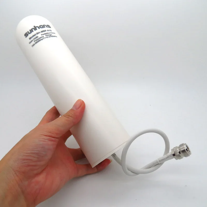 Sunhans 790 2700 МГц 15dBi 3G 4G всенаправленная Стекловолоконная антенна для GSM CDMA WCDMA