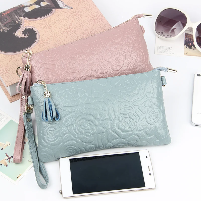 2017 WERICHEST брендовая кожаная женская сумка-мессенджер с цветочным узором маленькая