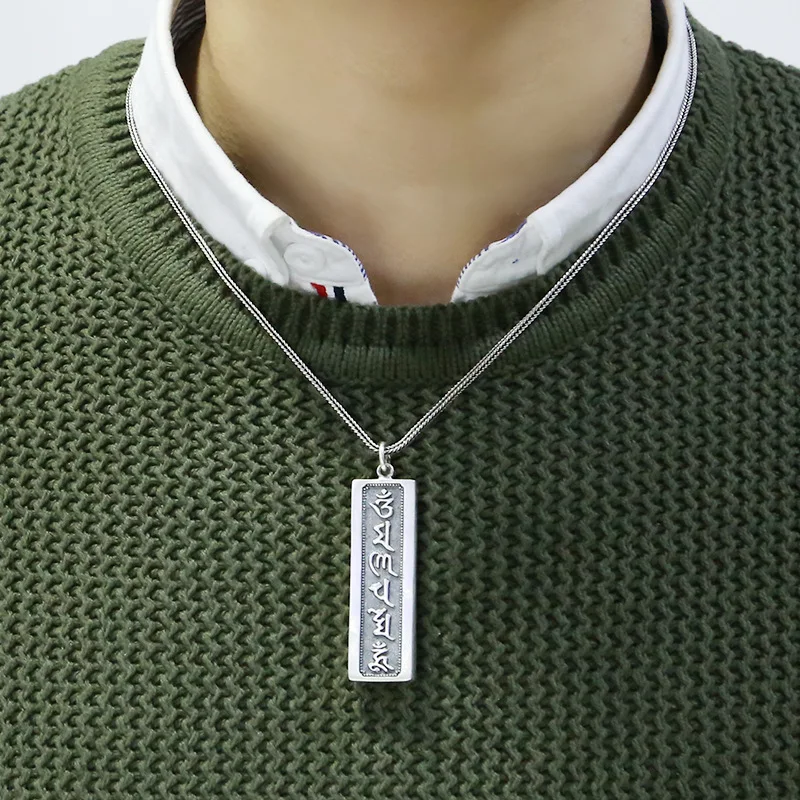 Женское и мужское ожерелье из серебра 925 пробы с подвеской|Подвески| |