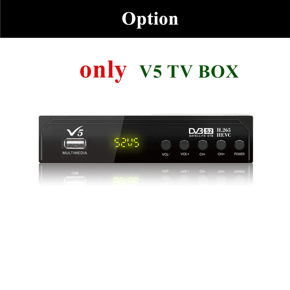 DVB-TV BOX Vmade новейший ТВ-тюнер DVB-S2 H.265 MPEG-2/4 HD 1080P цифровой спутниковый ресивер Поддержка Youtube Bisskey AC3 Cccam IP tv Box - Цвет: DVB-TV BOX