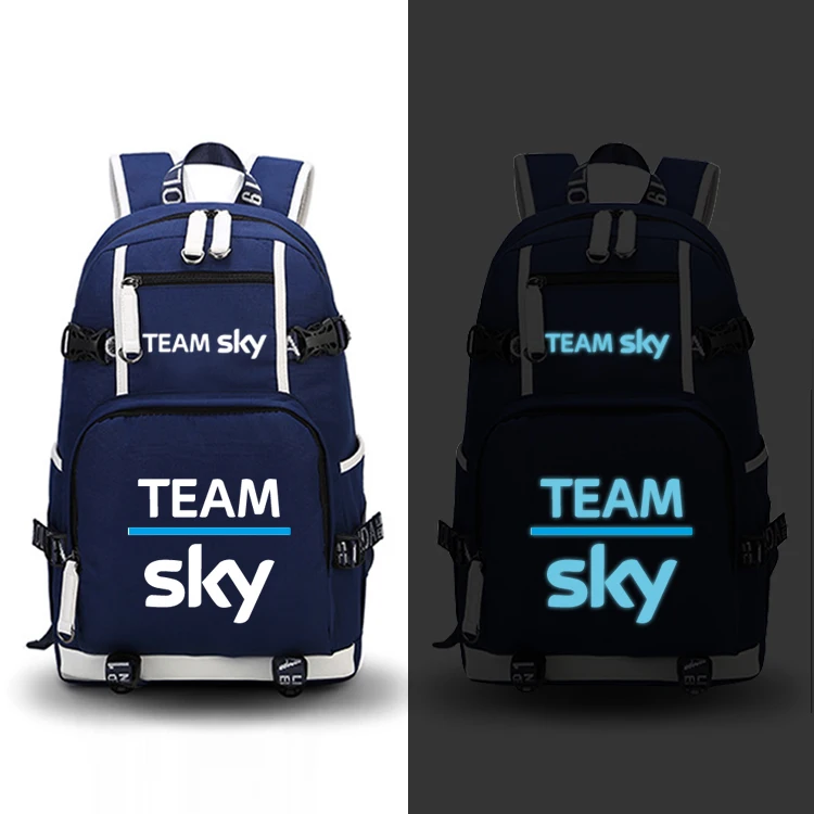 Высокое качество Team Sky Pro Cycle Светящийся рюкзак с принтом военный рюкзак большой емкости дорожные сумки холщовые школьные сумки