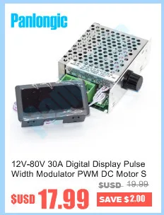 10-50V 30A 1500W DC регулятор скорости двигателя ШИМ переменная частота HHO RC контроллер 12V 24V 48V
