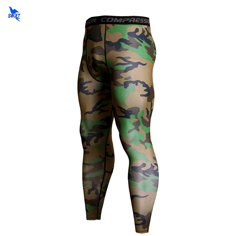 Base Layer Camouflage Compression Pants Running Tights Men Soccer Training Fitness Leggings Quick Dry Gym Jogging Sportswear