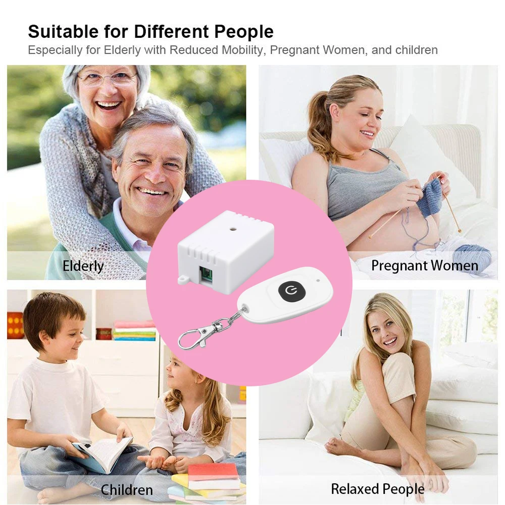 Kebidu Universal Wireless 433 MHz Remote Control Switch AC 110V 220V 1CH Relay Receiver Module For Smart Home Lighting Gate | Электроника
