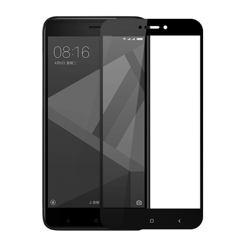 Полное покрытие закаленное стекло для Xiaomi Redmi 4X Стекло на экран протектор телефона для Xiaomi Redmi 4X закаленное стекло Xiomi Xiami