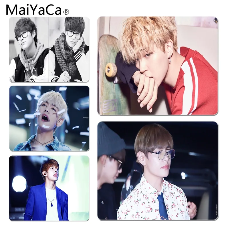MaiYaCa Taehyung Kpop музыкальный уникальный настольный коврик игровой коврик для мыши Размер для 25X29 см игровые коврики