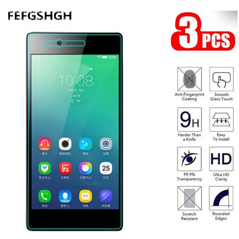 Закаленное стекло 2.5D 9H для Lenovo Vibe Shot Z90 защита экрана Защитное z90 7 z90a40|Защитные