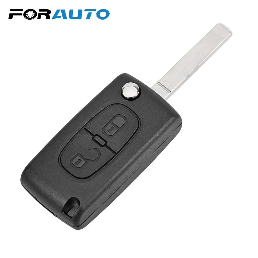 Сменный Чехол для автомобильного ключа Ce0536 Citroen C2 C3 C4 PICASSO откидной с 2 кнопками