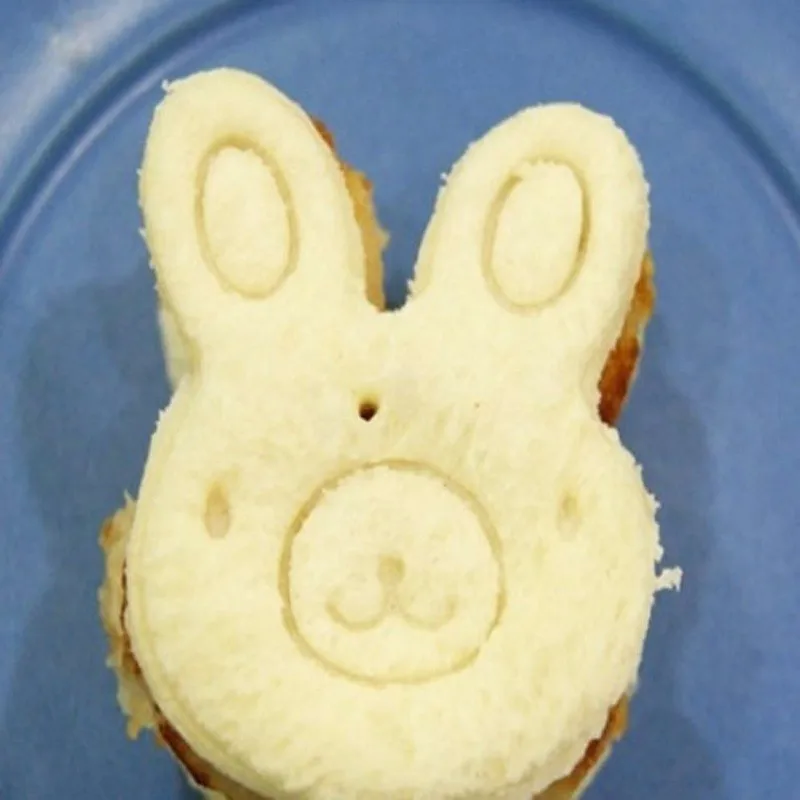 3pcs Animal DIY Toast Sandwich Bread Cutter Mold Bread Lovely Rabbit Bear Flower Shape Cake Mold Children Funny Breakfast Tool