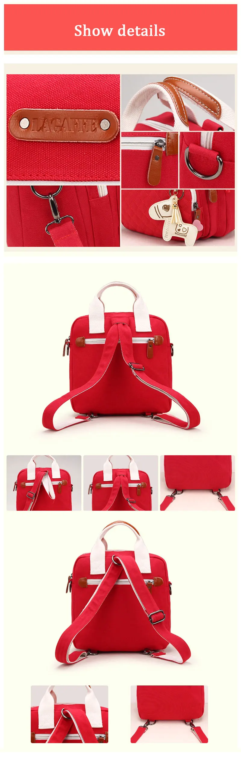 Multifunction Diaper Bag Backpack Mother Care Hobos Bags Baby Stroller Nappy Bag for Mom Horse Ornaments Maternity Backpacks
