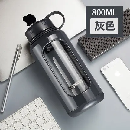 d-800ml Бутылка для воды 1000 мл большой вместимости для чая, чашка с фильтром, двойная термостойкая чашка, для мужчин и женщин, для отдыха на природе, портативная - Цвет: d-800ml