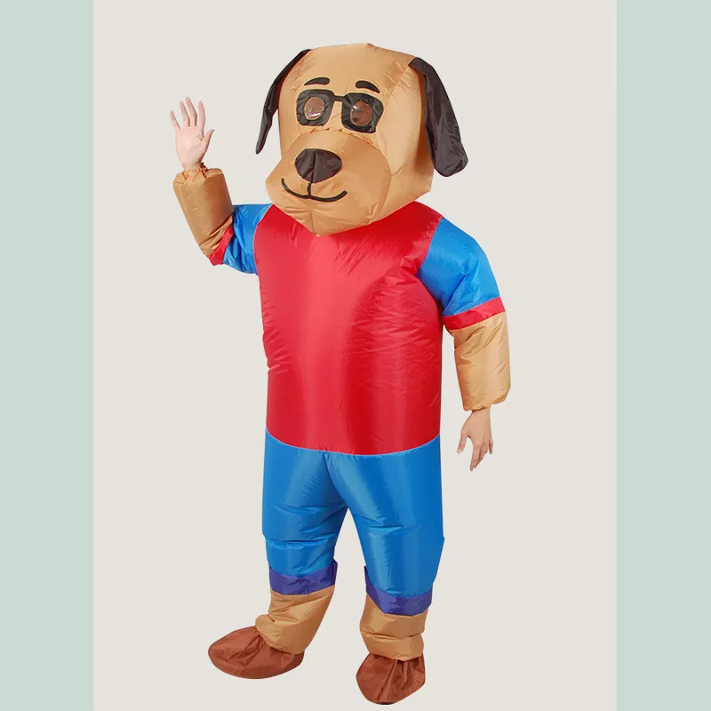 New Design dog Cartoon Inflatable Costume Adult Cosplay Clothing Party Funny Props for Halloween blow up costume | Тематическая